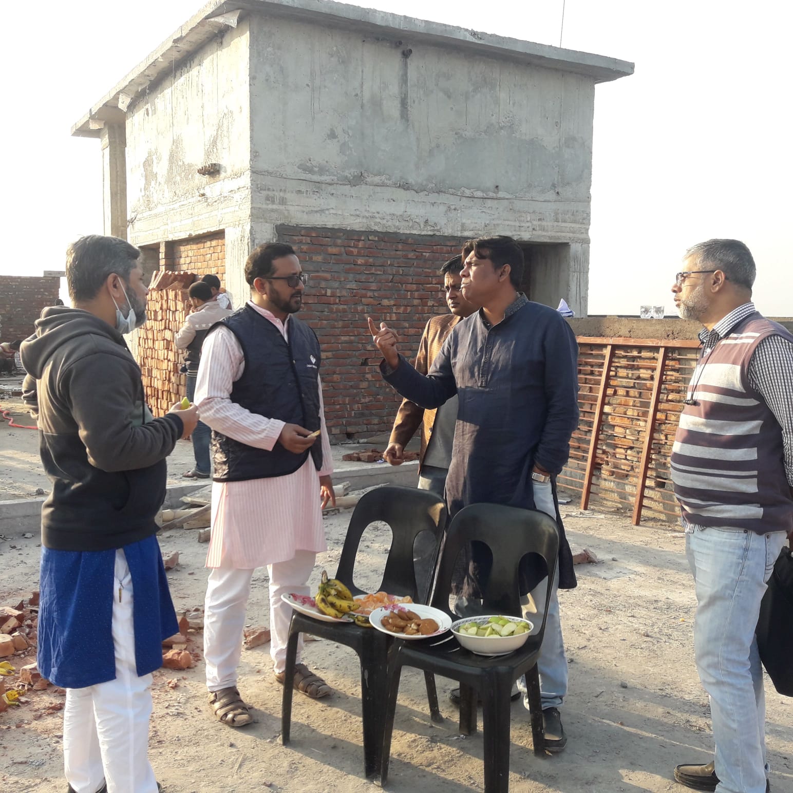 Rooftop Milestone Celebration with Landowners & Team